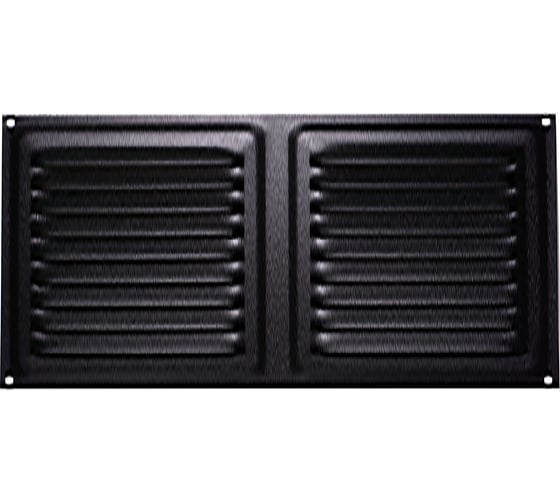Изображение товара Решетка вентиляционная 100х200 мм черный муар Трибатрон 87691