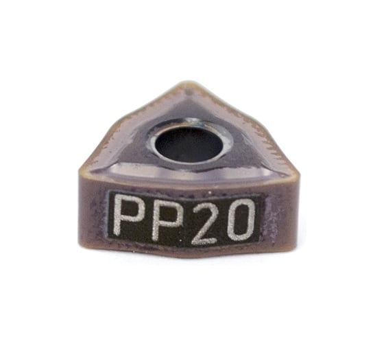 Изображение товара Пластина сменная шестигранная WNMG 060408-EF PP20 ломаный треугольник Русский Инструмент ri.367.102