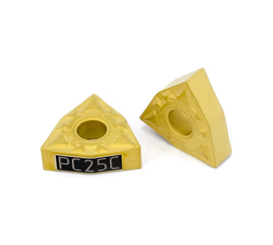 Изображение товара Пластина сменная шестигранная WNMG 080404-DF PC25C ломаный треугольник Русский Инструмент ri.367.93