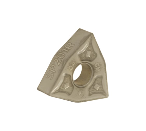 Изображение товара Пластина сменная шестигранная WNMG 080408-CM SP201R ломаный треугольник Русский Инструмент ri.367.119