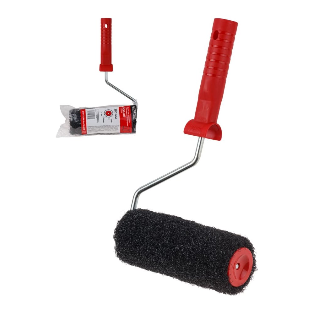 Изображение товара Валик для нанесения шпатлевки и штукатурки STARTUL PROFI 44-180мм с ручкой 8мм