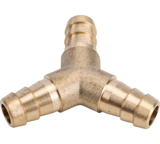 Изображение товара Штуцер соединительный тройной 10х10х10 мм латунь SANTRADE 9427