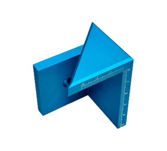 Изображение товара Шаблон для разметки центра на угловых поверхностях Uniq tool 60x45 мм UTM-0023