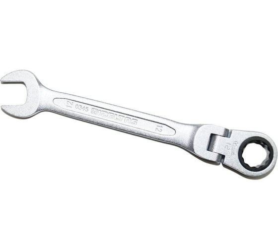 Изображение товара Комбинированный ключ трещоточный IZELTAS с шарниром 12мм, длина 143 мм, 345020012