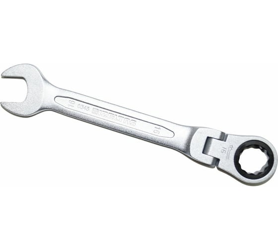 Изображение товара Комбинированный ключ трещоточный IZELTAS с шарниром 16мм, длина 176 мм, 345020016