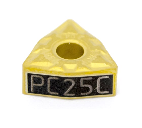 Изображение товара Пластина сменная шестигранная WNMG 060404-DF PC25C ломаный треугольник Русский Инструмент ri.367.103