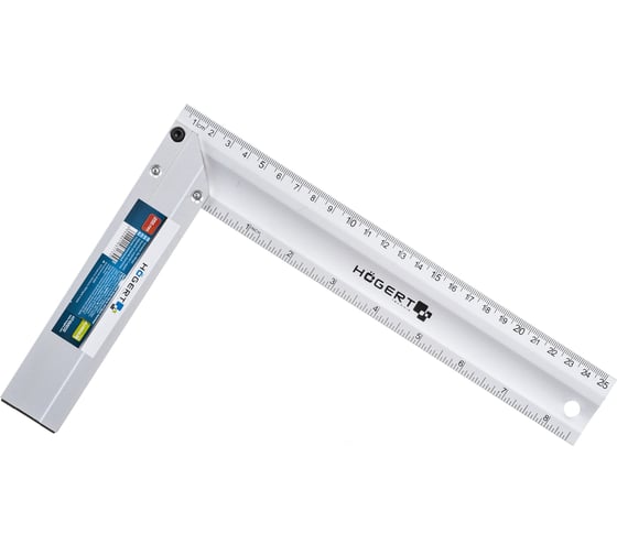 Изображение товара Столярный алюминиевый угольник HOEGERT TECHNIK 250x190 мм HT4M202