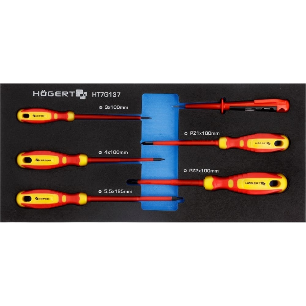 фото Набор диэлектрических отверток hoegert technik