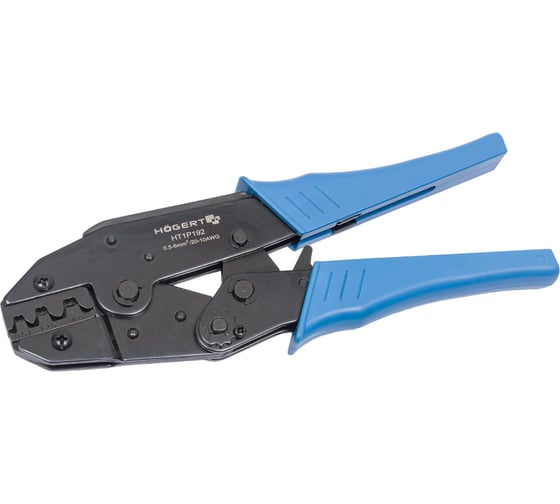 Изображение товара Пресс-клещи для клемм HOEGERT TECHNIK диапазон: от 1.5 до 6.0 мм2 16-10 AWG HT1P192