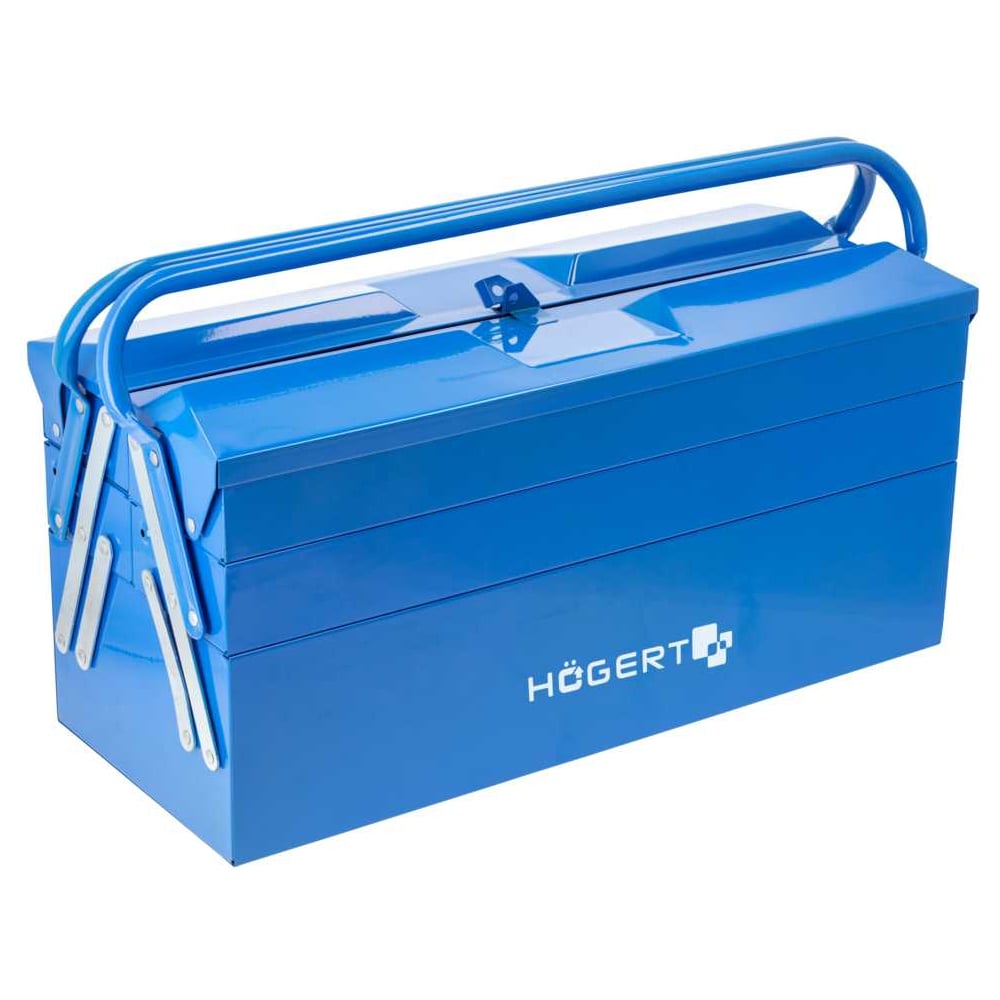 Изображение товара Ящик для инструментов HOEGERT TECHNIK металлический 5 отделений 55x20,5x29,5 см HT7G072
