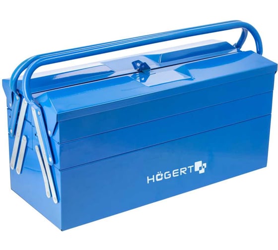 Изображение товара Ящик для инструментов HOEGERT TECHNIK металлический 5 отделений 55x20,5x29,5 см HT7G072