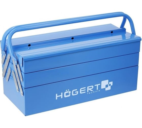 Изображение товара Ящик для инструментов HOEGERT TECHNIK металлический 5 отделений 55x20,5x29,5 см HT7G072