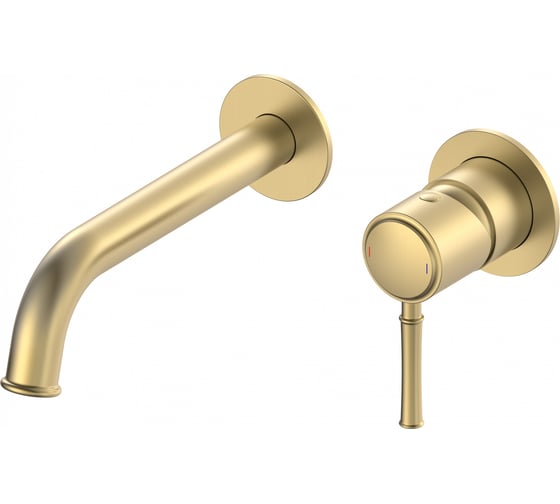 Изображение товара Встраиваемый смеситель для раковины Wonzon & Woghand TOR, Брашированное золото WW-88869073-BG