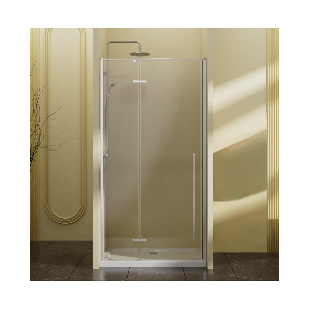 Изображение товара Душевая дверь VINCEA Slim-N 900 хром стекло прозрачное