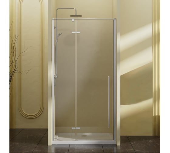 Изображение товара Душевая дверь VINCEA Slim-N 900, хром, стекло прозрачное VDPH-5SN900CL