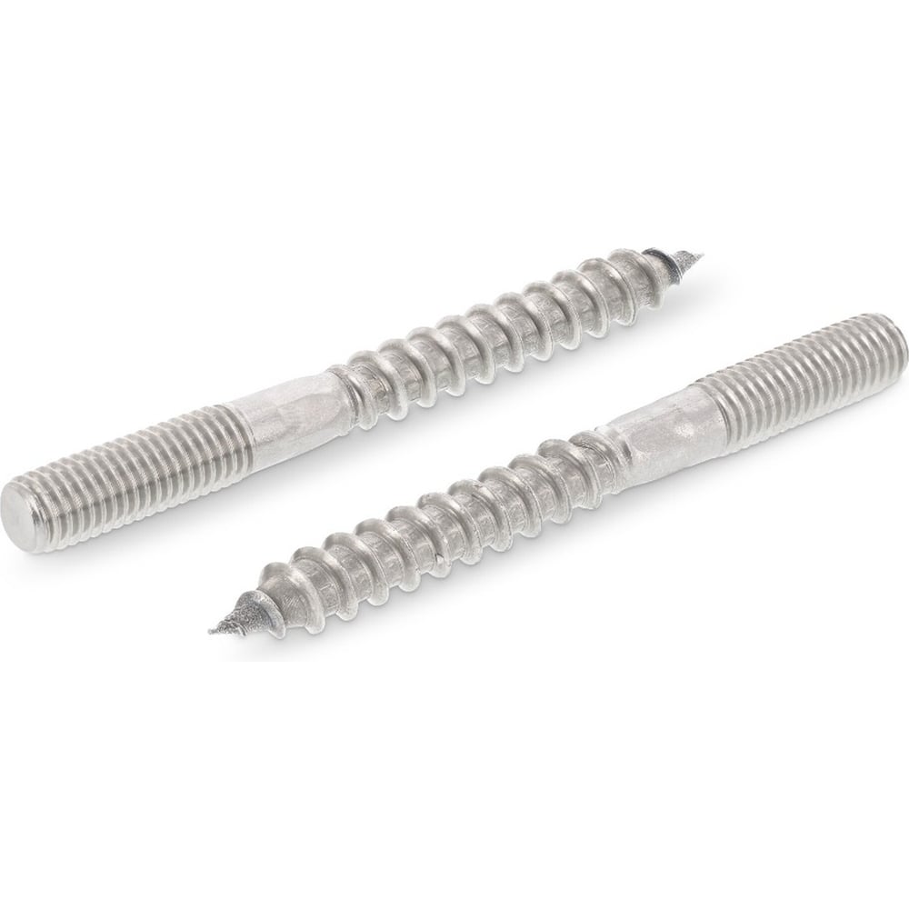 Изображение товара Шпилька Edelfix ART.9082 М10x140 нерж. с резьбой по дереву, 2 шт.