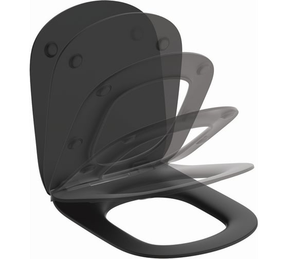 Изображение товара Крышка-сиденье для унитаза Ideal Standard Silk Black Tesi T3527V3