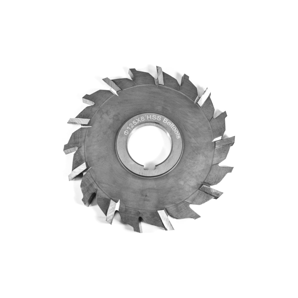 Изображение товара Трехсторонняя фреза Beltools 125х8х32 Z18 HSS для обработки металлов