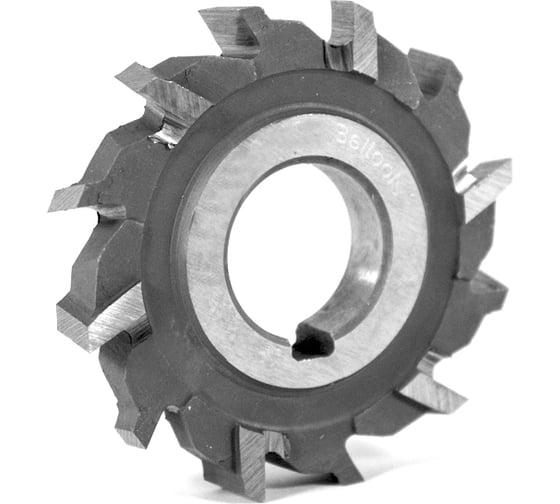 Изображение товара Фреза трехсторонняя 63х10х22 Z=12 тип 2 HSS разнонаправленный зуб ГОСТ 28527-90 Beltools ri.179.671