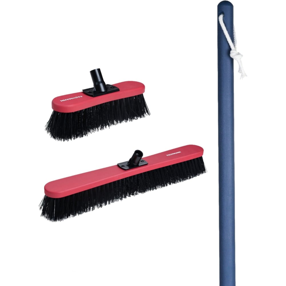 Изображение товара Набор из 2 щеток Fachmann 280 мм и 600 мм с деревянным черенком