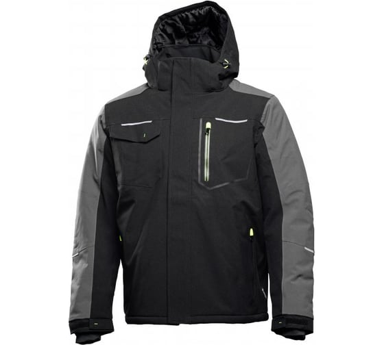 Изображение товара Утепленная куртка с капюшоном HOEGERT TECHNIK HOEGERT AMOS черная M (50) HT5K923-M