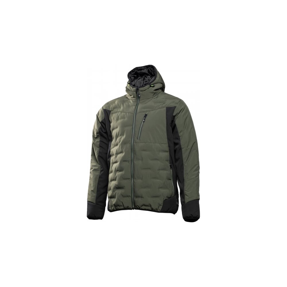 Изображение товара Утепленная мужская куртка с капюшоном HOEGERT PAUL оливковая L 52 утеплитель синтетический