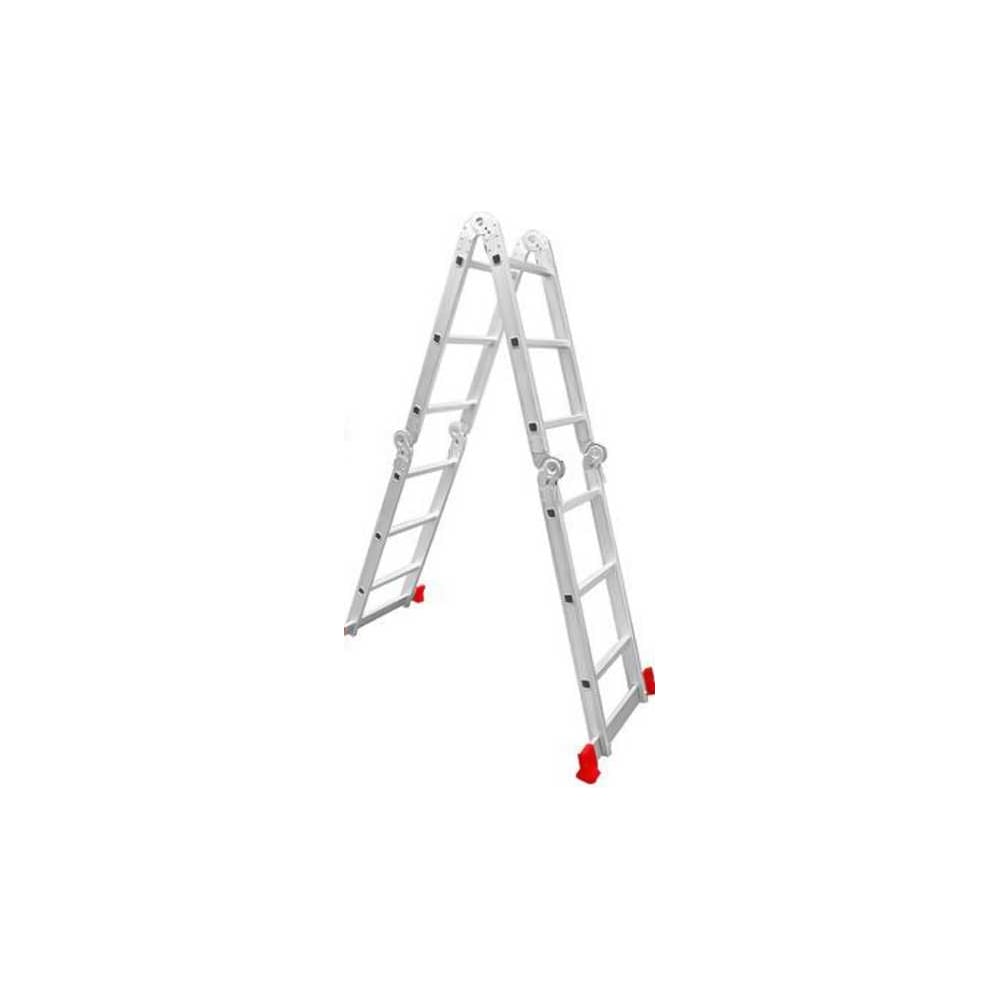 Изображение товара Лестница-трансформер emtop 3 положения, макс. высота - 338 см, макс нагрузка - 150 кг, вес - 14 кг ELAD4431