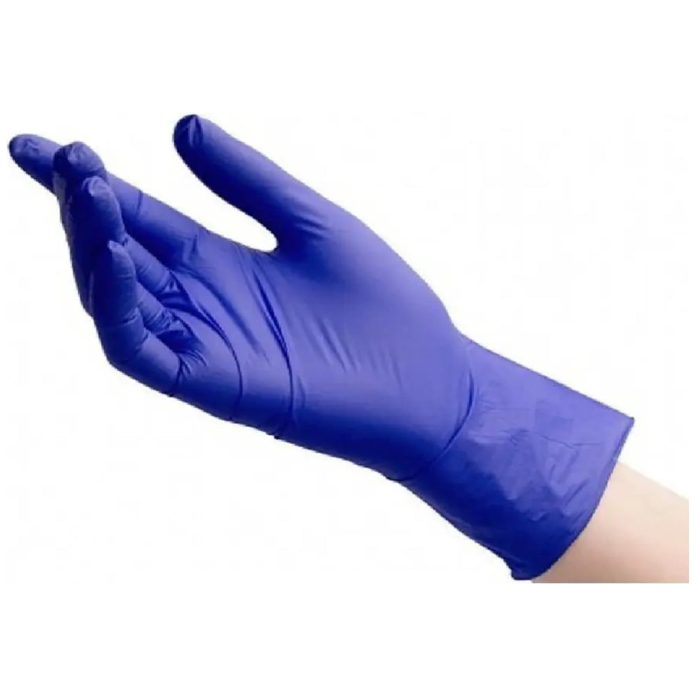 Изображение товара Медицинские нитриловые перчатки R2R сиренево-голубые 50 пар XL