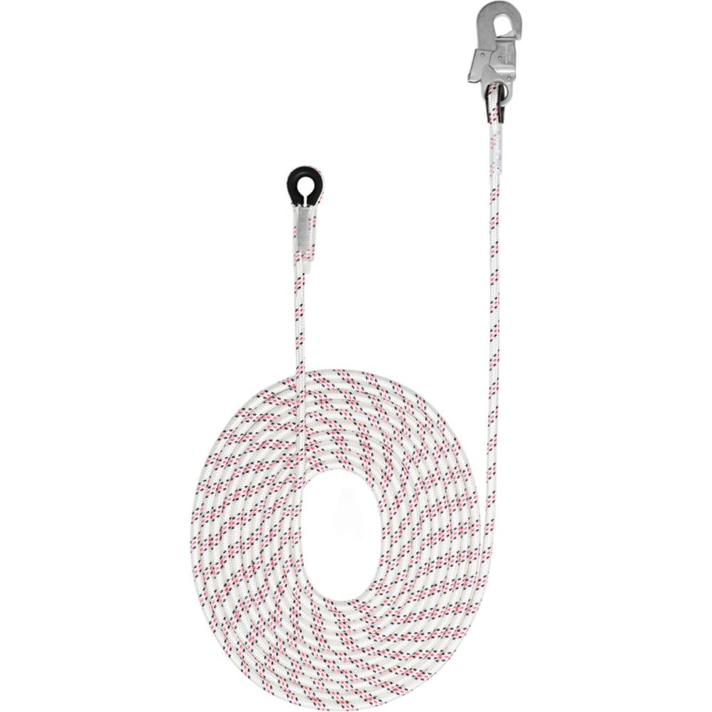 Изображение товара Анкерлайн с карабином VENTO ГАЛ Стальной монтажный малый 25м