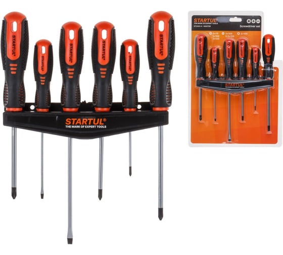 Изображение товара Набор отверток STARTUL MASTER 6шт ST3093-6