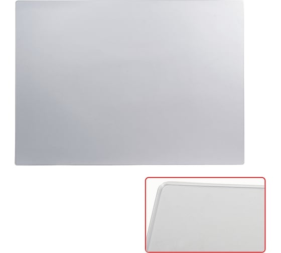 Изображение товара Коврик-подкладка настольный ОФИСМАГ для письма (655x475мм), прозрачный, матовый, ДПС, 2808 235635