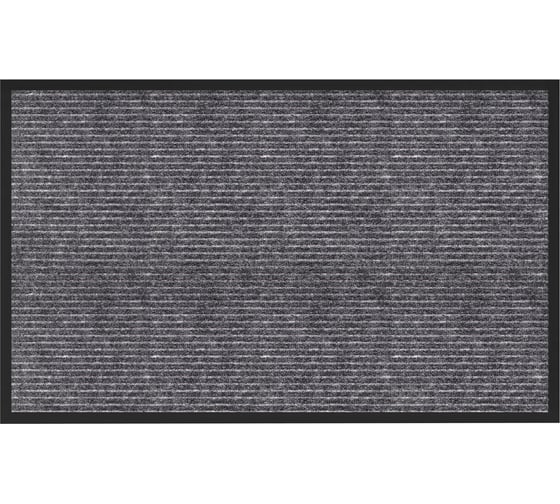 Изображение товара Коврик придверный ОФИСМАГ 50x80см СЕРЫЙ влаго-грязезащитный, 450гр/м2, ребристый, PRIMILA EXTRA 701023