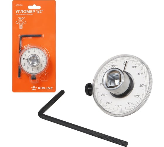 Изображение товара Угломер для поворота болтов Airline 1/2, 360 градусов ATBN510