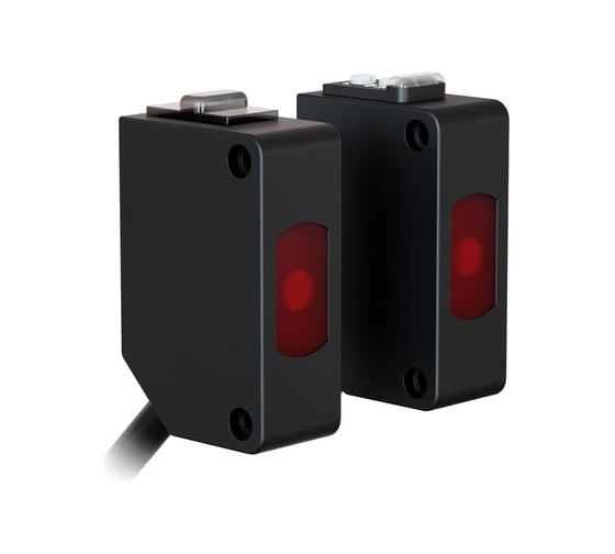 Изображение товара Фотоэлектрический датчик на пересечение луча Prompower (through-beam) NPN, расстояние срабатывания 15 м, кабель 2 м K-LD15MN PKLD15MN