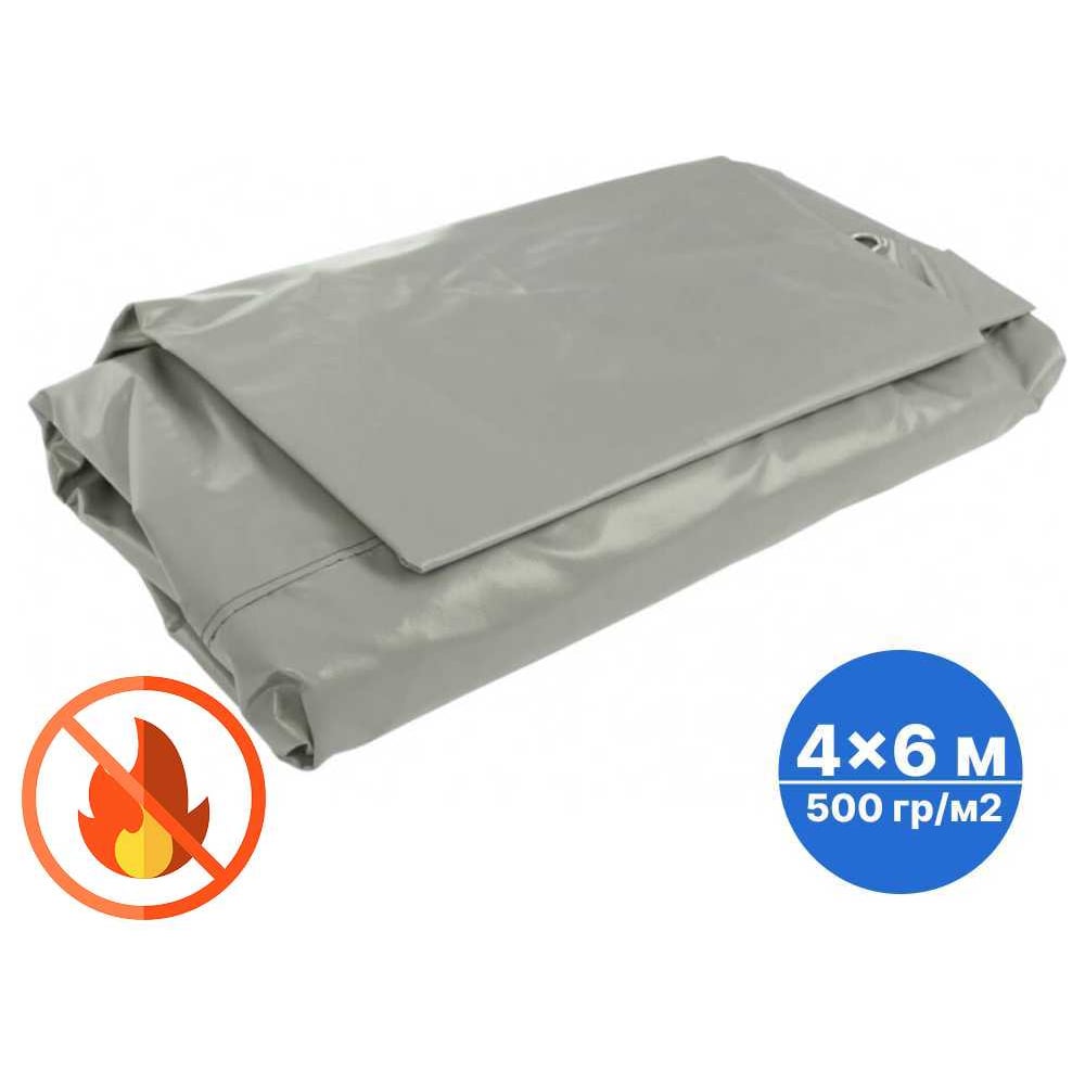 Изображение товара Тент ПВХ негорючий без утеплителя Sebmet 4x6 м для защиты от дождя