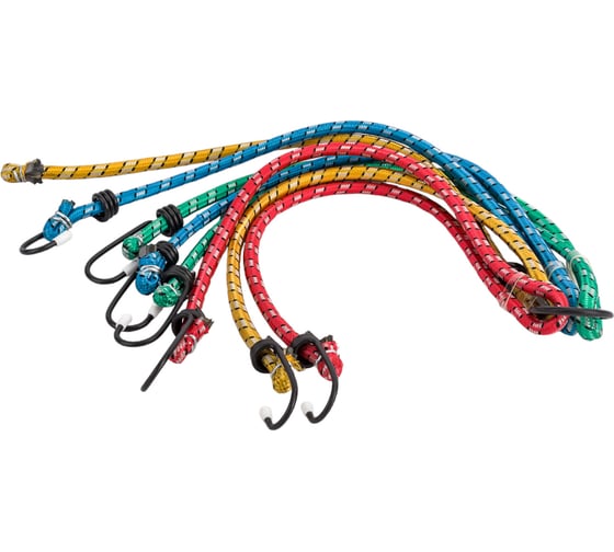 Изображение товара Резинка-паук для крепления багажа Nord-Yada 8 крючков 800 мм (к-т) 904056