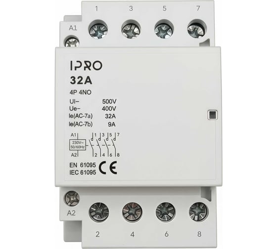 Изображение товара Контактор IPRO 32А 4п 17272