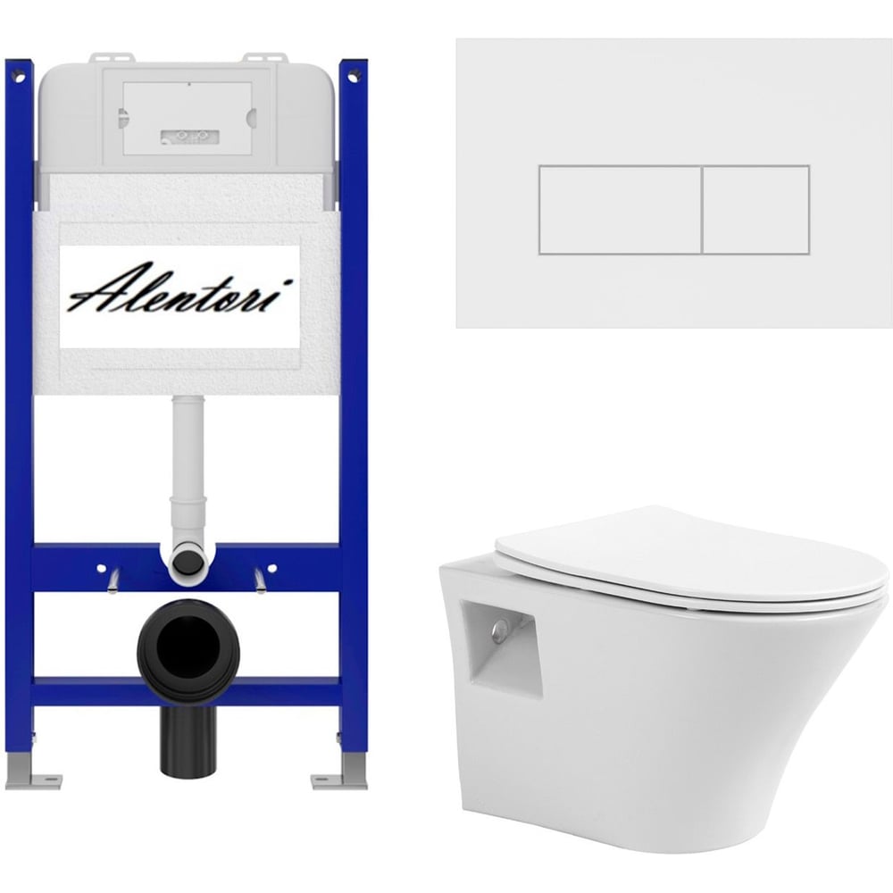 Изображение товара Инсталляция для подвесного унитаза ALENTORI AL.SIS33TAL.CHI018WM1000080