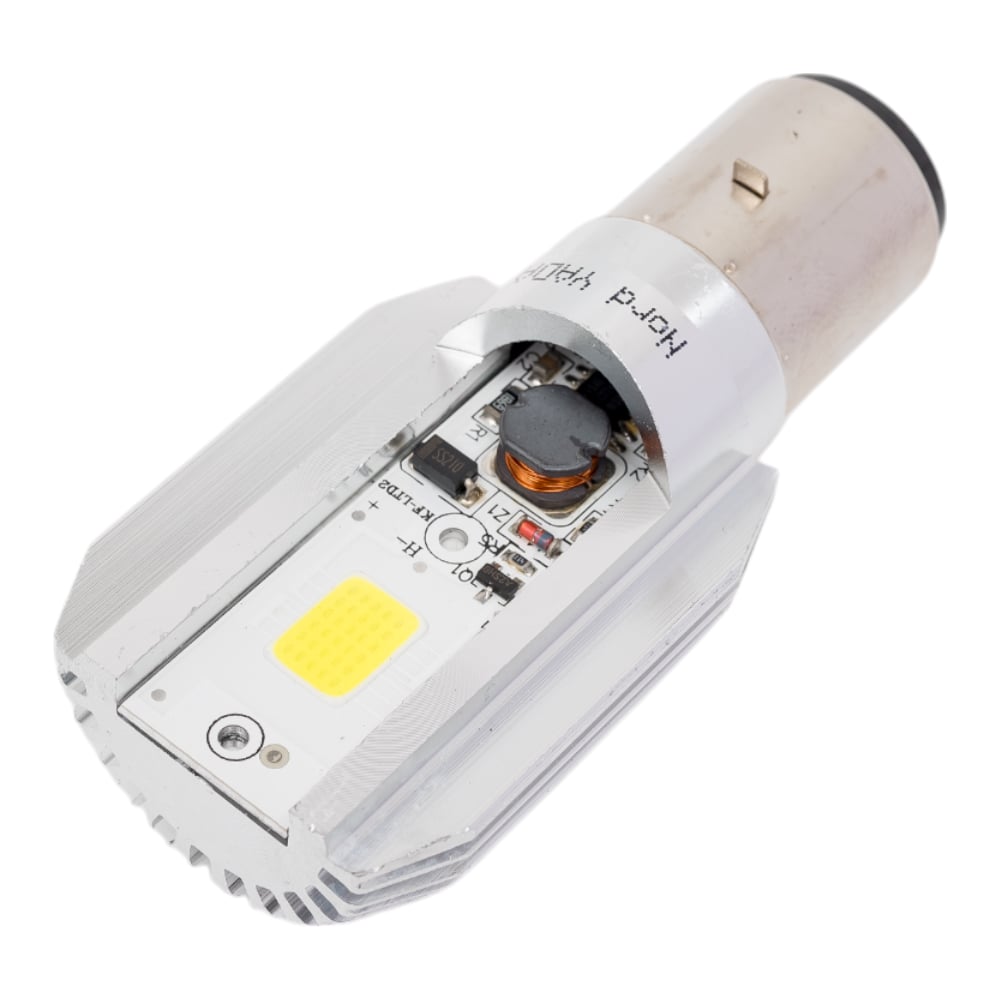 Светодиодная мотоциклетная лампа Nord-Yada 10-36 В, Н6, ВА20D, 2х7.5 Вт, COB 908461