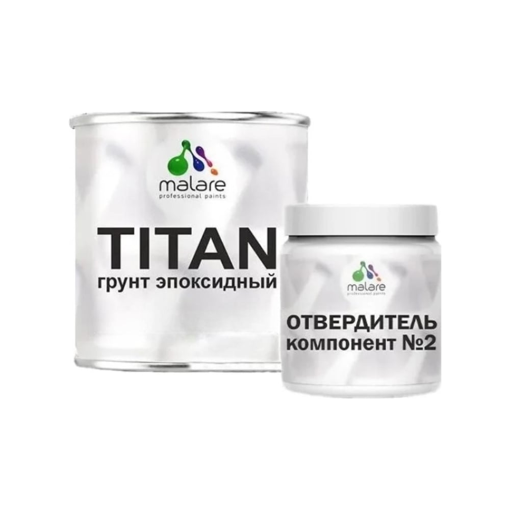Изображение товара Эпоксидный автогрунт для пластика MALARE TITAN двухкомпонентный 18 кг