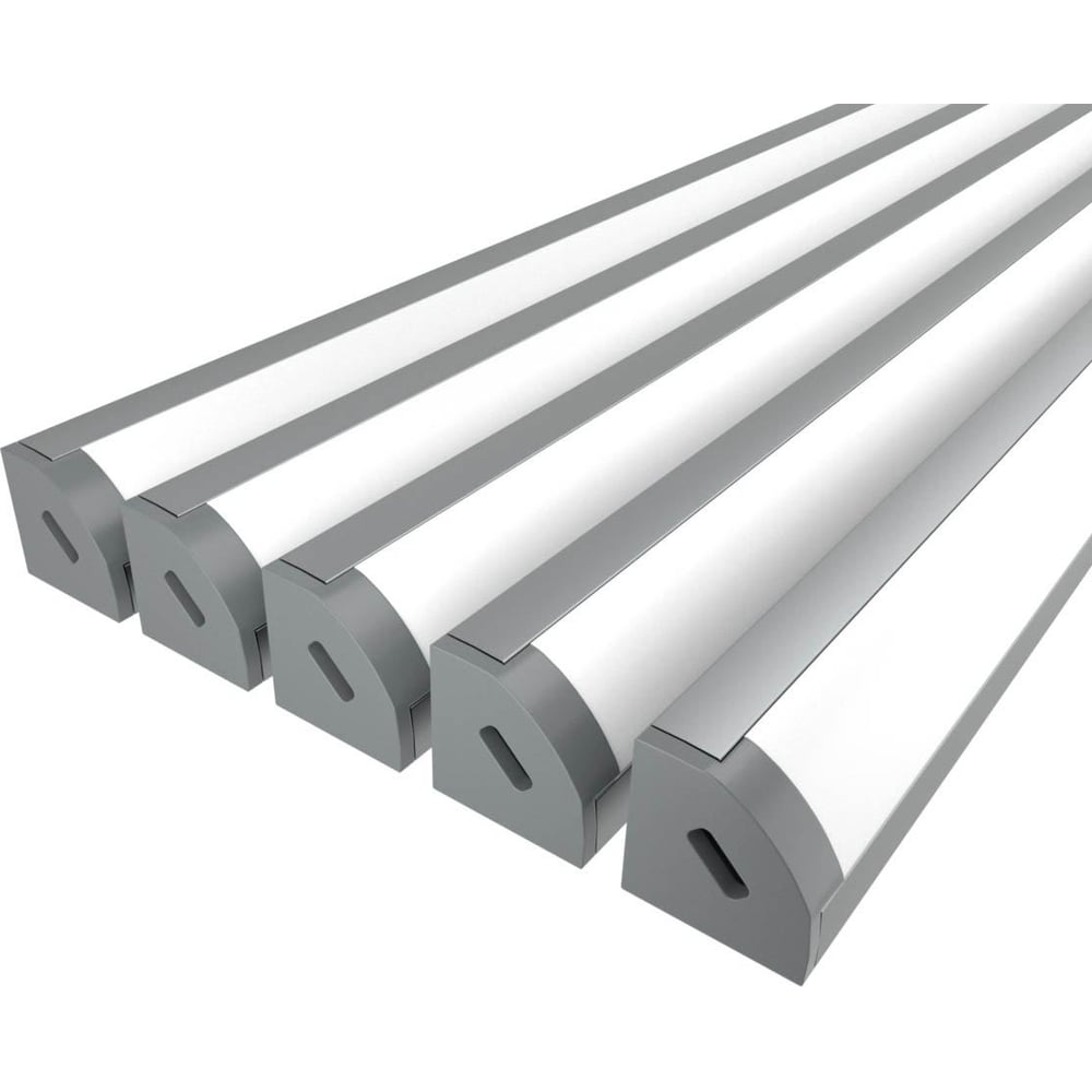 Изображение товара Комплект световых профилей Ledcraft LC-LPU1717M16-2x5Silver 5 шт для потолков и ниш