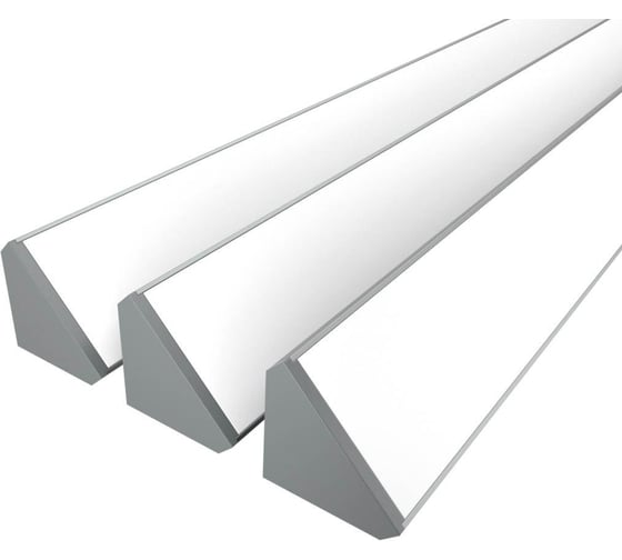 Изображение товара Комплект Ledcraft LC-LPU3838M44-2x3Silver из 3 шт серебро (2м профиль+2м рассеиватель+2 заглушки+2 крепежа) 1616240258