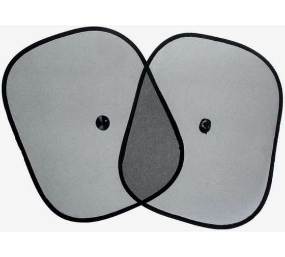 Изображение товара Солнцезащитные шторки для авто TORSO на присосках, 44х37 см, набор 2 шт. 676096