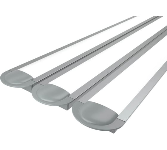 Изображение товара Комплект Ledcraft LC-LPV0722M16-2x3Silver из 3 шт серебро (2м профиль+2м рассеиватель+2 заглушки) 1616240006