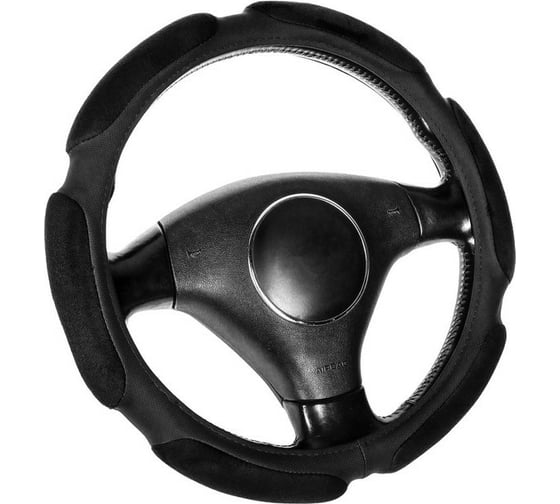 Изображение товара Анатомическая оплетка TORSO велюр 6 подушек, размер 38 см, черный 2494447