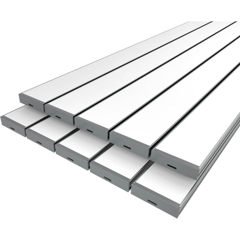 Изображение товара Комплект профилей для подсветки Ledcraft LC-LPV1035M34-2x10 серебро 10 шт