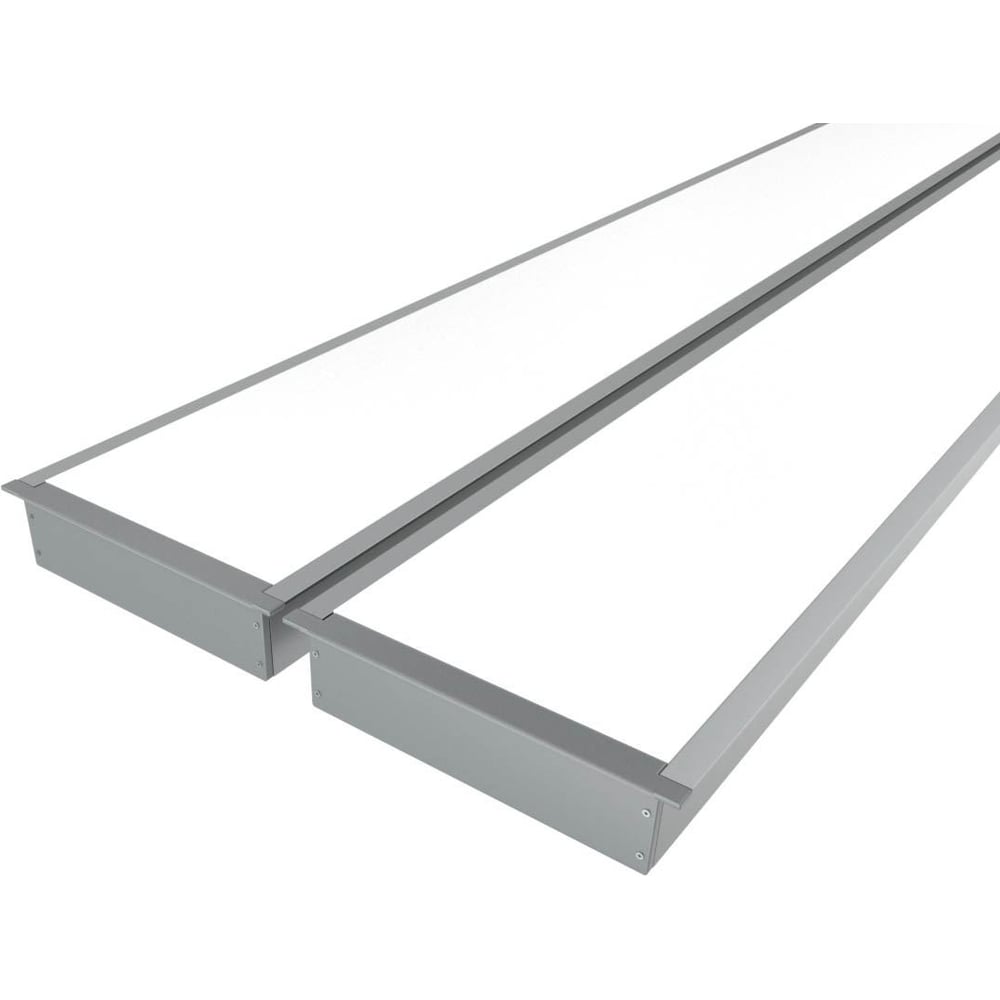 Изображение товара Комплект алюминиевого профиля Ledcraft LC-LPV32134M115-2x2Silver 2м с рассеивателем и аксессуарами