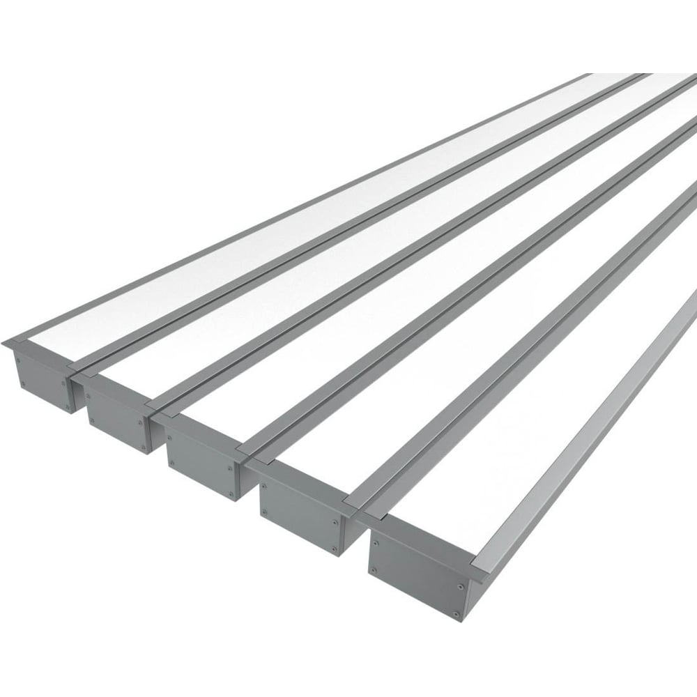 Изображение товара Комплект LED профилей для потолка и ниш 3м серебро 5 шт Ledcraft LC-LPV3263M44-3x5Silver