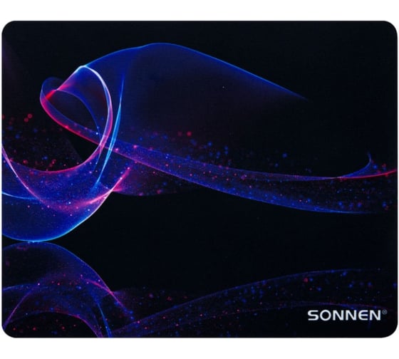 Изображение товара Коврик для мыши NEON WAVE SONNEN резина+ткань, 250x200x2мм, 10 шт., 513958