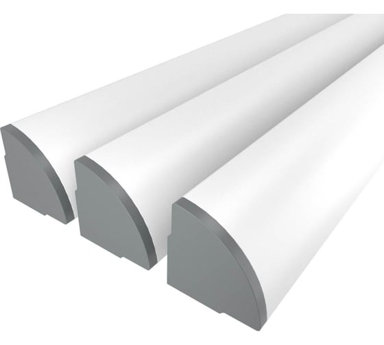 Изображение товара Комплект Ledcraft LC-LSU1515M31-2x3Silver из 3 шт серебро (2м профиль+2м рассеиватель+2 заглушки) 1616240195